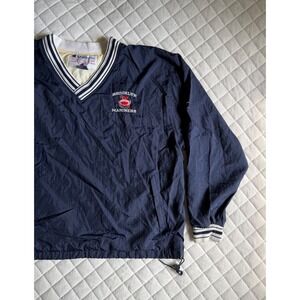 Y2K VTG Champion Brooklyn Mariners Windbreaker Pullover Sz XL Streetwear 
Grunge